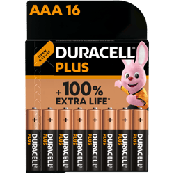 Алкални батерии ААА Duracell Plus Power MX2400 AAA - 16 броя