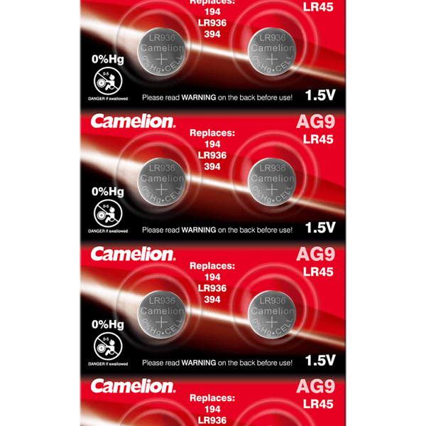 Алкални батерии AG9 Camelion - LR936 - 394 - 936