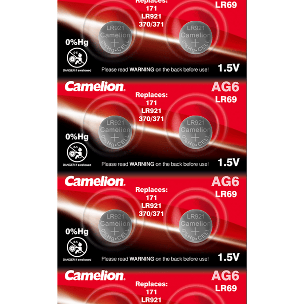 Алкални батерии AG6 Camelion - LR921 - 371 - 171