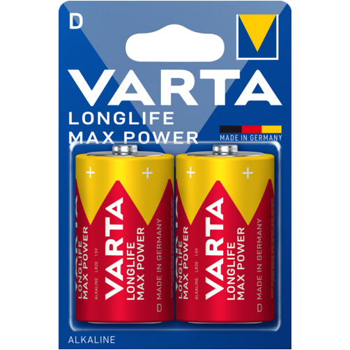 Алкални батерии D - LR20 Varta Max Power LR20