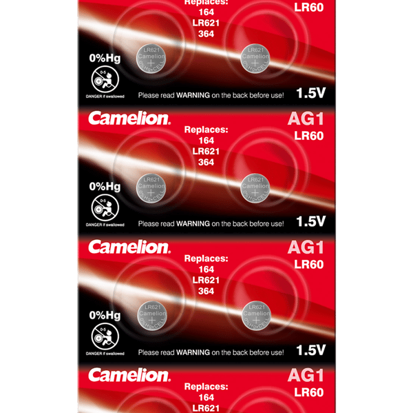 Алкални батерии AG1 Camelion - LR621 - 364 - 164