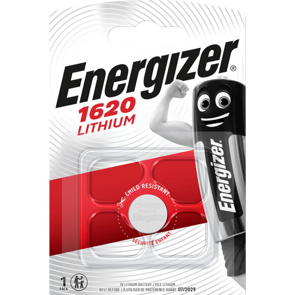 Литиева батерия CR1620 Energizer ECR1620 - 3V