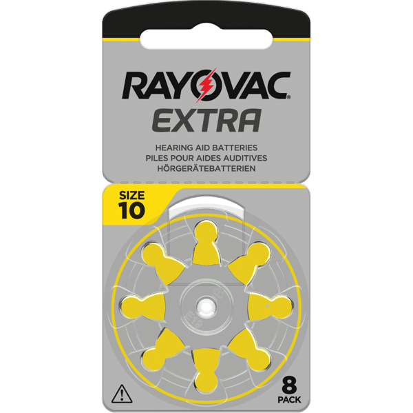 8 Батерии за слухов апарат 10 Extra Advance - Rayovac