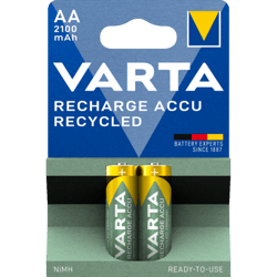 Акумулаторни батерии АА Varta Recycled AA 2100 mAh - 1.2V