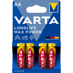 Алкални батерии AA Varta Longlife Max Power