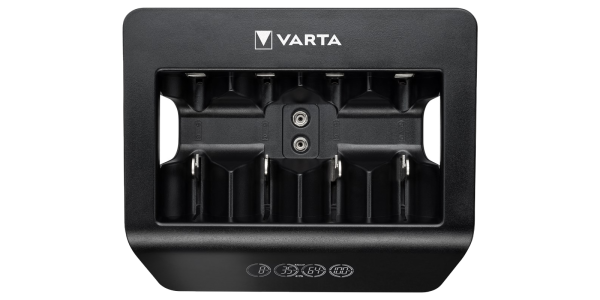 Универсално зарядно за акумулаторни батерии VARTA с LCD дисплей за АА / ААА / C / D и 9V батерии