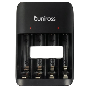 Зарядно за 4 акумулаторни батерии АА / ААА - Uniross Value с USB-C