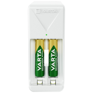Мини зарядно за акумулаторни батерии VARTA с 2 батерии AAA 800 mAh