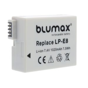Blumax батерия за фотоапарат Canon LP-E8 1000mAh
