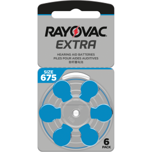 Батерии за слухов апарат 675 Extra Advance - Rayovac