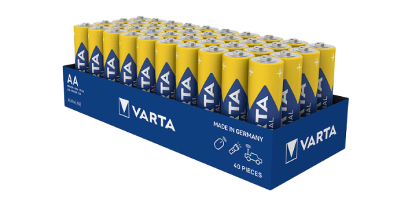 Алкални батерии АА Varta Industrial Pro AA - 40 броя