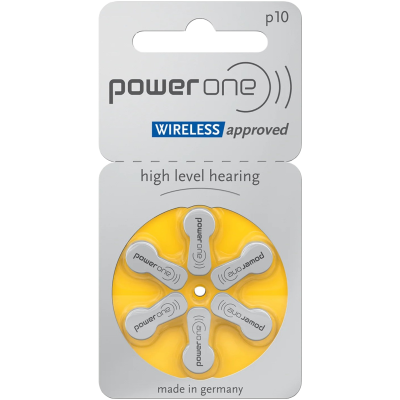 Батерии за слухов апарат 10 Power One PR70