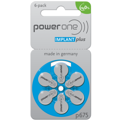Батерии за кохлеарни импланти 675 Impalnt Pro+ PowerOne