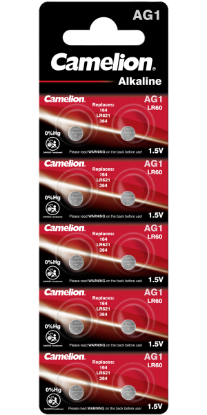 Алкални батерии AG1 Camelion - LR621 - 364 - 164