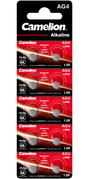 Алкални батерии AG4 Camelion - LR626 - 377 - 177