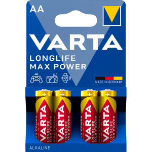 Алкални батерии AA Varta Longlife Max Power
