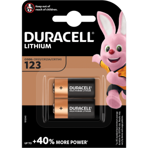 Литиеви батерии CR123 Duracell DL123 - CR123 - 3V