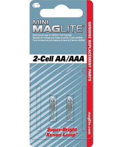 Оригинални крушки за фенер Maglite с 2 батерии ААА