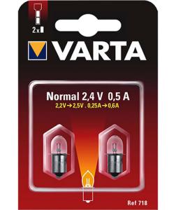 2 Аргонови крушки за фенер Varta V718 2.4V - стик
