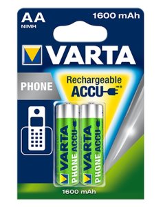 Акумулаторни батерии АА Varta T399 Phone AA - 1600 mAh