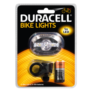 Фар за колело Duracell Bike Light F03 с 2 батерии ААА