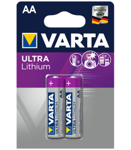 Литиеви батерии АА Varta Lithium AA - 2 броя