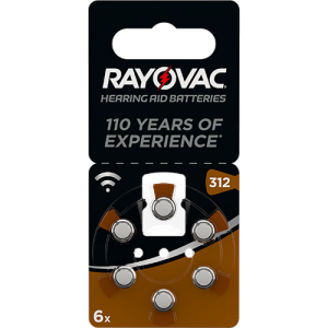 Батерии за слухов апарат 312 Acoustic - Rayovac