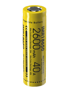 Високоразрядна батерия18650  Nitecore IMR18650 - 3.7V 2600 mAh 40A 