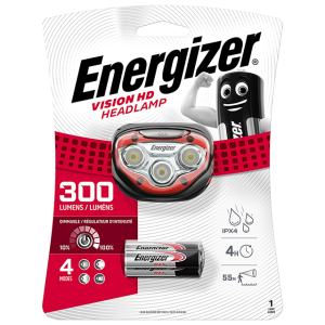 Челник за глава Energizer Vision HD LED Headlight - 300 лумена