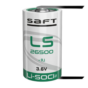 Батерия LS 26500 CNR SAFT Li-SOCl2  3.6V 7700 mAh с пластини