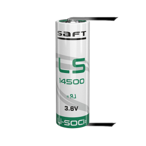Батерия 14500 SAFT LS14500LF-U AA 3.6V 2600 mAh с пластини